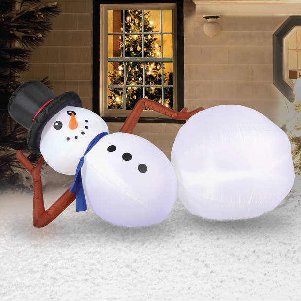 The Holiday Aisle® Campfire Santa and Reindeer Inflatable & Reviews
